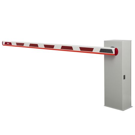 Шлагбаум автоматический PERCo GS14 с прямоугольной стрелой 4.3 м и встроенной системой обогрева