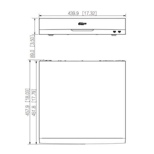 IP-видеорегистратор 32Мп 64-канальный WizSense Dahua DHI-NVR5864-EI