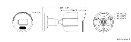 Уличная IP-камера 2Мп HiWatch DS-I250L(B) (2.8 мм) с технологией ColorVu