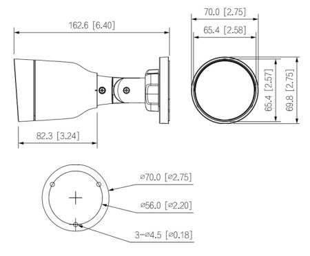 IP-видеокамера уличная 2Мп Dahua DH-IPC-HFW1230S1P-0280B-S5