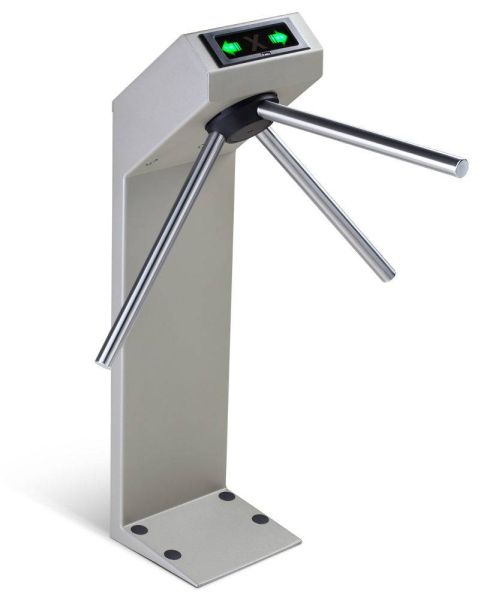 Турникет-трипод PERCo-TTR-04.1E из окрашенной стали, черный с блестками (с планками Антипаника)