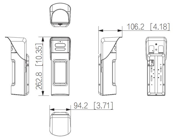 Беспроводной PIR и СВЧ детектор Dahua DHI-ARD2251E-W2(868V)