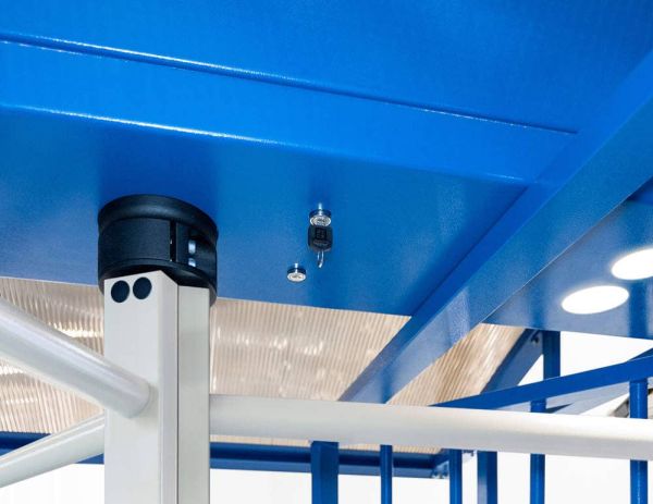 Турникет полноростовой двухпроходной PERCo-RTD-20.2 уличный с электромеханическим приводом