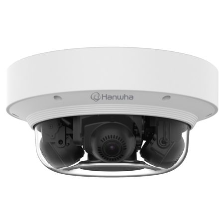 Мультисенсорная IP-видеокамера 3х 2Мп Wisenet PNM-8082VT с 3-мя моторизованными объективами 3-6 мм