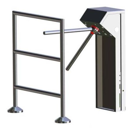 Двухштанговый турникет Gotschlich Compact 2-Arm из окрашенной стали (6COM2AEB)