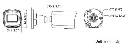 Уличная IP-камера 2Мп HiWatch DS-I200(E) (2.8 мм) с подсветкой EXIR 2.0