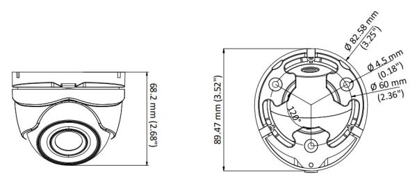 Уличная купольная HD-TVI видеокамера 2Мп HikVision DS-2CE76D3T-ITMF (6 мм) с EXIR-подсветкой до 30 м Уличная купольная HD-TVI видеокамера 2Мп HikVision DS-2CE76D3T-ITMF (6 мм) с EXIR-подсветкой до 30 м