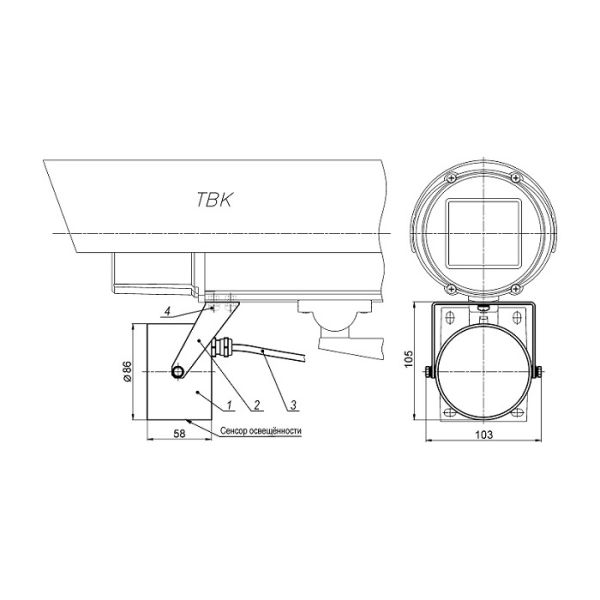 Прожектор белого света Тахион ПБС-40/30
