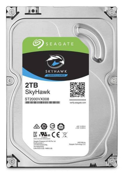 Жесткий диск Seagate SkyHawk 2 ТБ ST2000VX008