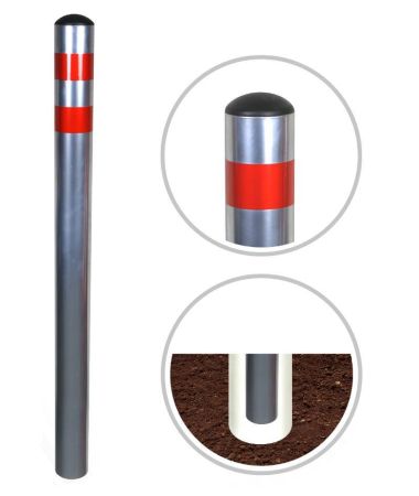 Столбик парковочный бетонируемый Мегаполис СМБ-76.000 СБ