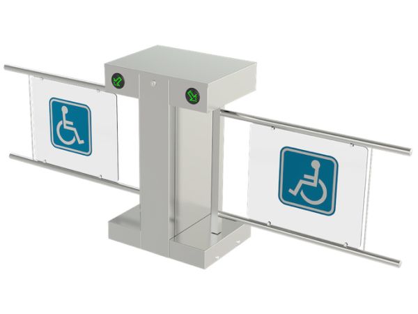 Турникет-калитка двухпроходная моторизованная Came SALOON 705 для маломобильных граждан