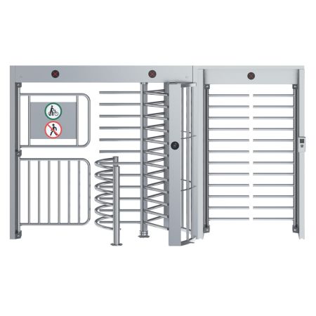 Полноростовой двухпроходной роторный турникет Блокпост Спектр СТ 2