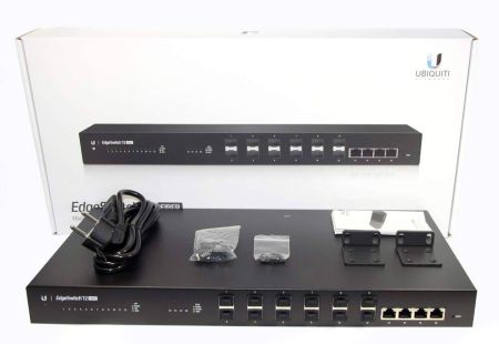 Коммутатор Ubiquiti EdgeSwitch 12 Fiber