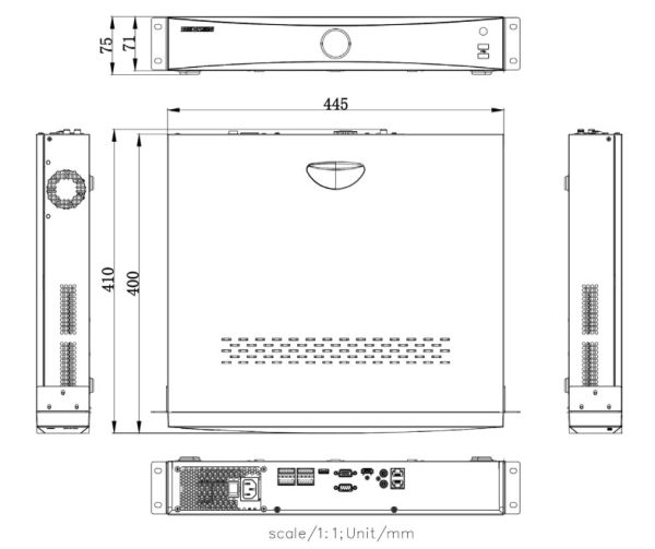 32-канальный сетевой IP-видеорегистратор HikVision DS-7732NXI-K4 с AcuSense