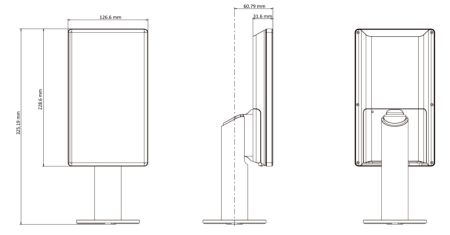 Биометрический терминал доступа HikVision DS-K5671-ZU для установки на турникет