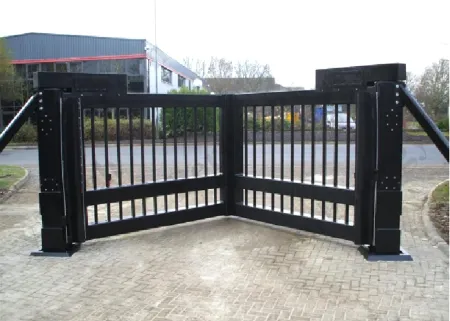 Противотаранные ворота Forpost-6000У распашные, 3-5 метров