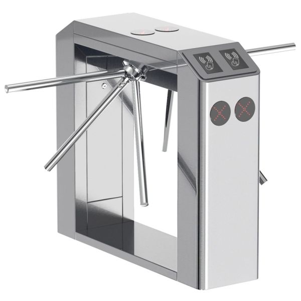 Тумбовый двухпроходной турникет-трипод Блокпост ТМБ 1200