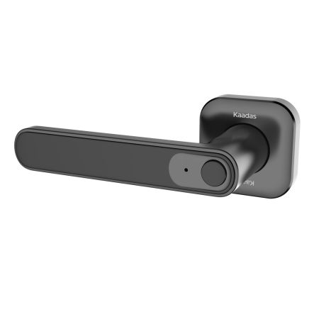 Электронный биометрический замок-ручка Kaadas LH01 с отпечатком пальца, врезной, черный