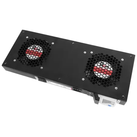 Модуль вентиляторный Rem R-FAN-2T-9005, 230V, 2 вентилятора, 86 дБ, черный