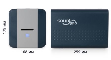 Принтер односторонней печати пластиковых карт Advent SOLID-210S, USB