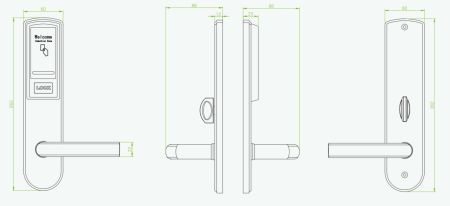 Электронный замок для гостиниц ZKTeco LH3000 с RFID считывателем Mifare Электронный замок для гостиниц ZKTeco LH3000 с RFID считывателем Mifare