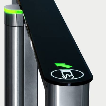 Турникет PERCo-ST-01 "Скоростной проход" с распашными створками PERCo-ATG-300 (ширина створки 300 мм)