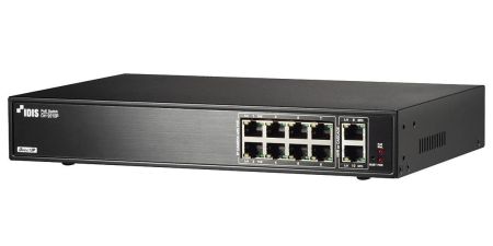 10-ти портовый PoE коммутатор DirectIP™ IDIS DH-2010P