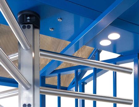 Турникет полноростовой PERCo-RTD-16.1S уличный с электромеханическим приводом