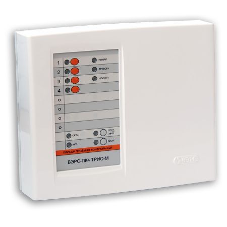 Прибор ВЭРС-ПК4 ТРИО-М версия 3.2 приемно-контрольный охранно-пожарный