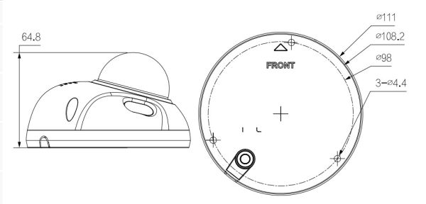 IP-видеокамера уличная 2Мп Dahua DH-IPC-HDBW3241FP-AS-0600B-S2 с микрофоном