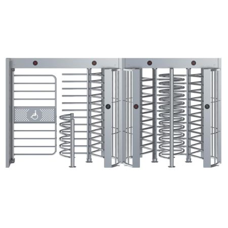 Полноростовой роторный турникет Блокпост Спектр СТ 4М с распашной калиткой