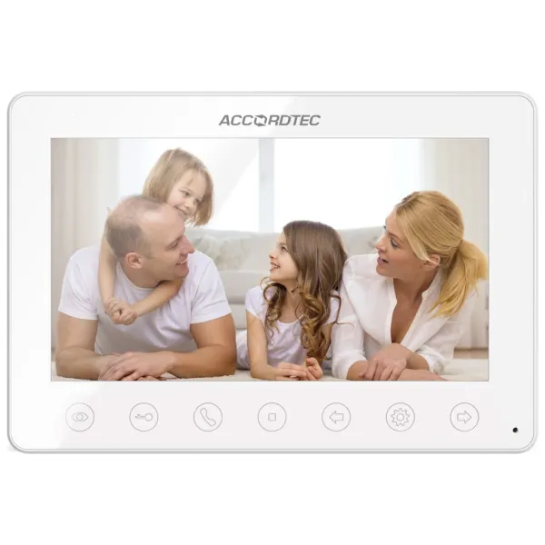 Монитор видеодомофона AccordTec AT-VD 751C/M K EXEL WH
