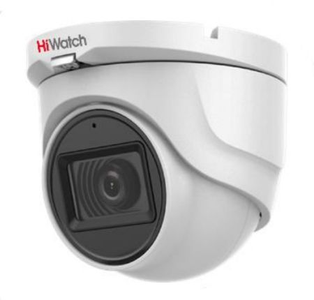 Уличная 5Мп HD-TVI видеокамера HiWatch DS-T503A (2.8 мм) с микрофоном