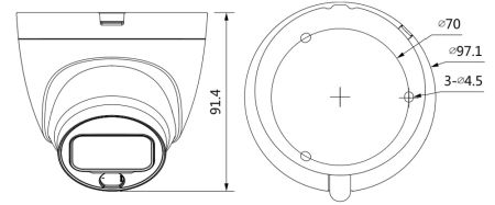 Уличная HD-CVI видеокамера Full-Color 2Мп Dahua DH-HAC-HDW1209TLQP-A-LED-0280B-S2 Уличная HD-CVI видеокамера Full-Color 2Мп Dahua DH-HAC-HDW1209TLQP-A-LED-0280B-S2