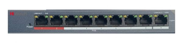 Неуправляемый PoE-коммутатор 8 PoE HiWatch DS-S908P(B)