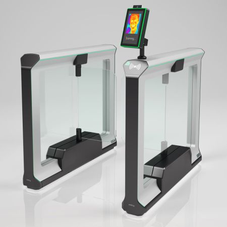 Распашной турникет Magnetic mWing с закаленными створками 600 мм