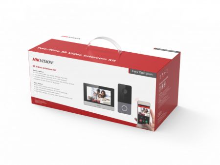 IP-комплект видеодомофонии HikVision DS-KIS603-P(B)