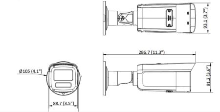 Уличная IP-видеокамера 4Мп HikVision DS-2CD2T47G2H-LI (2.8 мм) с технологиями ColorVu и AcuSense