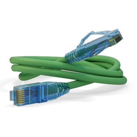 Патч-корд медный Hyperline PC-LPM-UTP-RJ45-RJ45-C6-1M-LSZH-GN, 1 м, зеленый