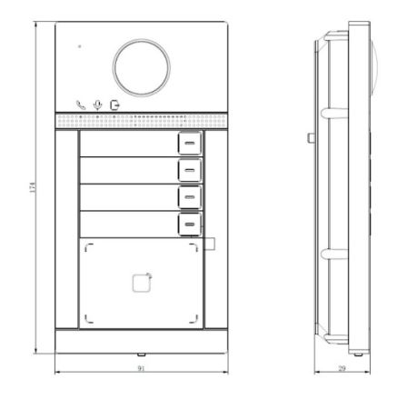 Вызывная панель видеодомофона HiWatch VDP-D4214W(B) с поддержкой карт Mifare, Wi-Fi и PoE Вызывная панель видеодомофона HiWatch VDP-D4214W(B) с поддержкой карт Mifare, Wi-Fi и PoE