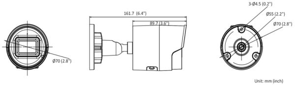 Уличная IP-камера 8Мп Hikvision DS-2CD2083G2-IU (4 мм) с технологией AcuSense