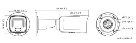 Уличная IP-камера 5Мп Hikvision DS-2CD3056G2-IS (2.8 мм)