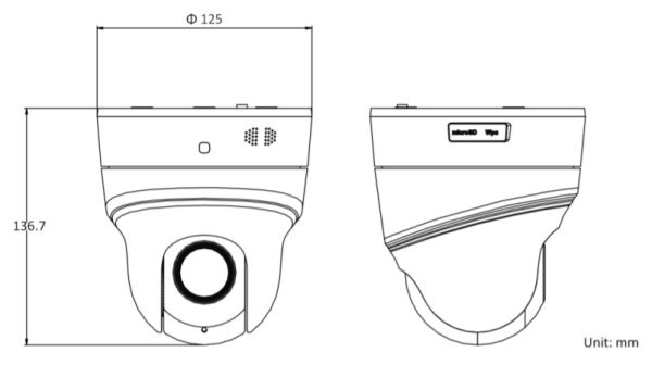 Скоростная поворотная IP-камера PTZ 2Мп HiWatch PTZ-N2204I-D3/W (2.8-12 мм) c Wi-Fi и x4 оптическим зумом Скоростная поворотная IP-камера PTZ 2Мп HiWatch PTZ-N2204I-D3/W (2.8-12 мм) c Wi-Fi и x4 оптическим зумом
