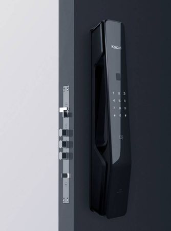 Электронный биометрический замок Kaadas KX-T Black, врезной Электронный биометрический замок Kaadas KX-T Black, врезной