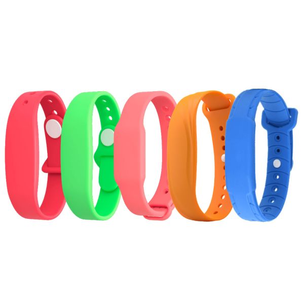 Силиконовый RFID-браслет iCode, с застежкой