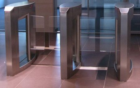 Боковой модуль распашного турникета Gotschlich Selection DF (высота 1052 мм) (6SEL1EC-BM/BS)