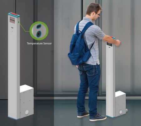 Бесконтактный инфракрасный термометр ZKTeco ZK-TD95 для измерения температуры тела Бесконтактный инфракрасный термометр ZKTeco ZK-TD95 для измерения температуры тела