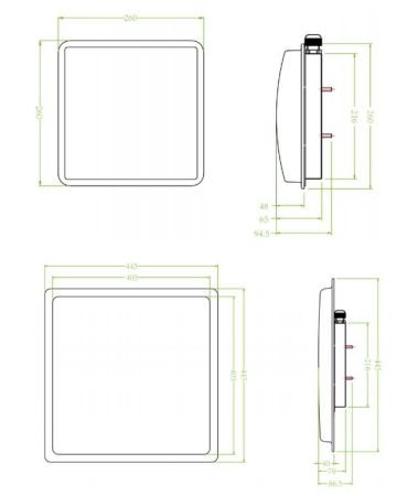 Считыватель дальнего действия ZKTeco UHF1-10E