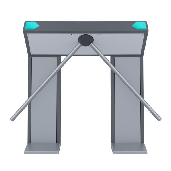Турникет-дуопод моторизованный двухстоечный STOP-COVID-счетчик Rusgate T2-M-BF v.1.2 (с автоматическими планками Антипаника)
