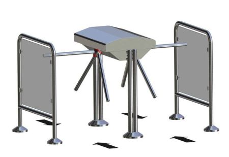 Двухпроходный трехштанговый турникет-трипод Gotschlich Dolomit Tandem 3-Arm (6DOT3ADB)